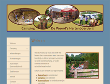 Tablet Screenshot of hertenboerderij.nl